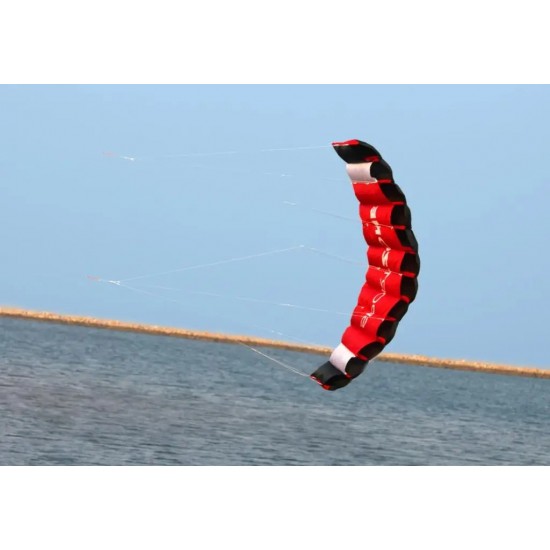 1,8 m großer Doppelleinen-Lenkdrachen – Sport im Freien – Doppelleinen-Drachen am Meer – weicher Doppelleinen-Lenkdrachen