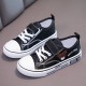 2024 frühling und Herbst Neue kinder Jungen Mädchen Leinwand Schuhe Kleine Weiße Schuhe Verschiedene freizeitschuhe