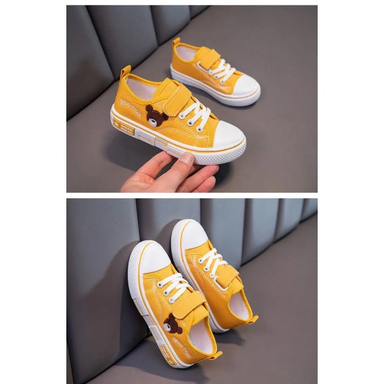 2024 frühling und Herbst Neue kinder Jungen Mädchen Leinwand Schuhe Kleine Weiße Schuhe Verschiedene freizeitschuhe