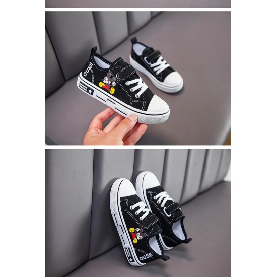 2024 frühling und Herbst Neue kinder Jungen Mädchen Leinwand Schuhe Kleine Weiße Schuhe Verschiedene freizeitschuhe
