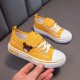 2024 frühling und Herbst Neue kinder Jungen Mädchen Leinwand Schuhe Kleine Weiße Schuhe Verschiedene freizeitschuhe