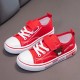 2024 frühling und Herbst Neue kinder Jungen Mädchen Leinwand Schuhe Kleine Weiße Schuhe Verschiedene freizeitschuhe