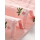 Baby-Mädchen-Sommer-Hemd mit Blumenstickerei, ärmellos – stilvolle Baumwoll-Musselin-Bluse für Babys (eine Größe kleiner)