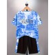 Ultra-atmungsaktives Batik-Sportset für Jungen, 2-teilig – schnell trocknendes Kurzarm-T-Shirt und bequeme Shorts mit RUN-Aufdruck – perfekte Sommerkleidung für stilvolle Kinder
