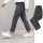 schwarze Jeanshose 