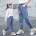Blaue On-Off-Hose mit echten Taschen