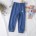 Dunkelblaue Einzelhose