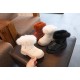 Solid Color New British Style Girls Casual Boots Plush Winter Soft Baby Boys Short Boots Kids Shoes Children Drop Shipping