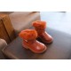 Solid Color New British Style Girls Casual Boots Plush Winter Soft Baby Boys Short Boots Kids Shoes Children Drop Shipping