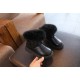 Solid Color New British Style Girls Casual Boots Plush Winter Soft Baby Boys Short Boots Kids Shoes Children Drop Shipping