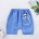 Kurze blaue PP-Tasche