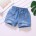 Bestickte Erdbeer-Shorts